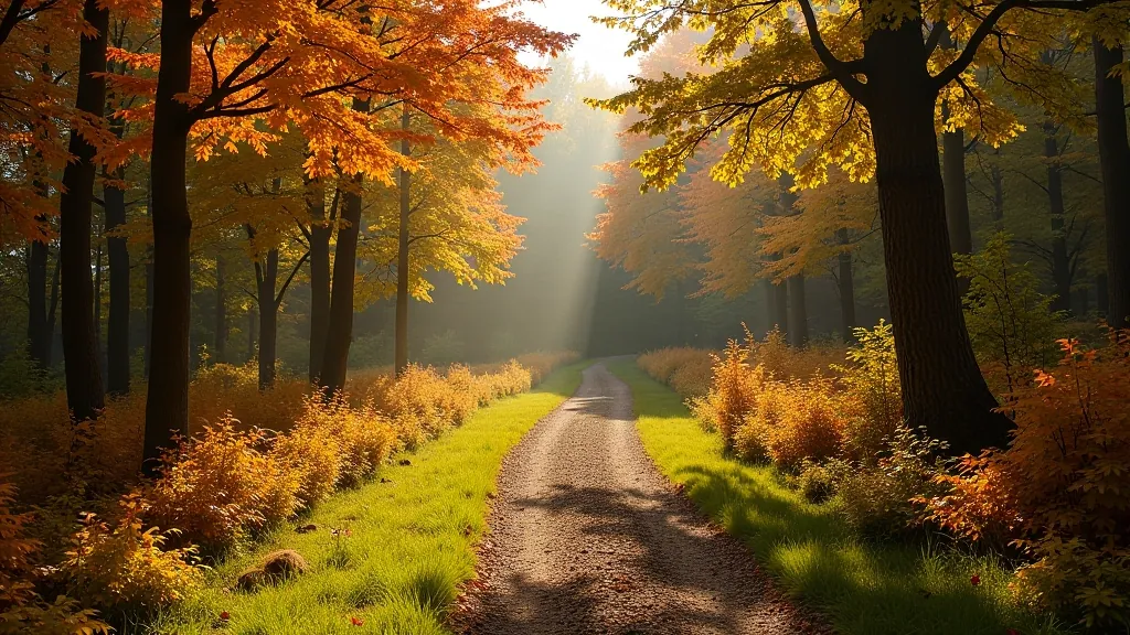 Beautiful Latvian forest trail showing the natural landscapes featured in our hiking guides